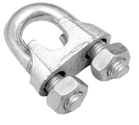 GALVANISED WIRE ROPE CLIPS